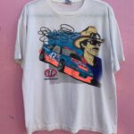 AS-IS 1988 RICHARD PETTY NASCAR NEON GRAPHIC SINGLE STITCH T SHIRT