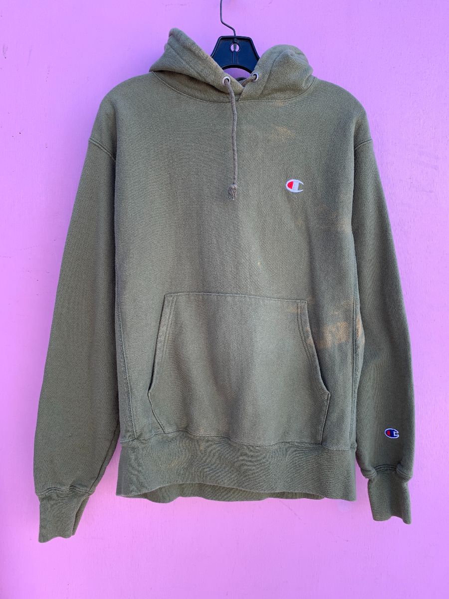 product details: CHAMPION REVERSE WEAVE HOODED SWEATSHIRT  AS-IS photo