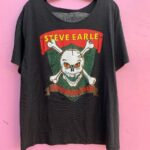 STEVE EARLE COPPERHEAD ROAD 89 TOUR SINGLE STITCH T SHIRT ALTERED NECK