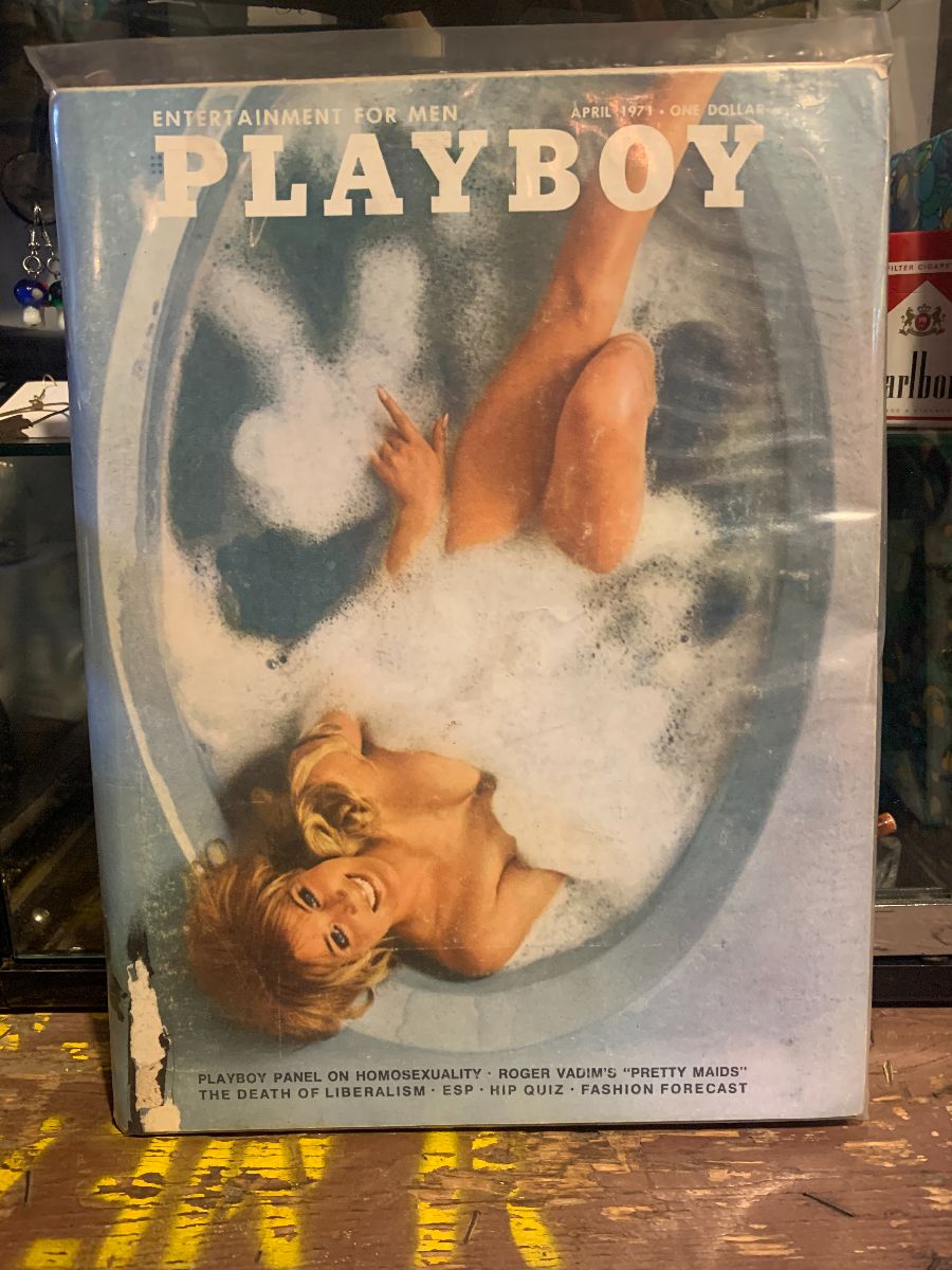 product details: PLAYBOY MAGAZINE | APRIL 1971 | PRETTY MAIDS AS-IS photo