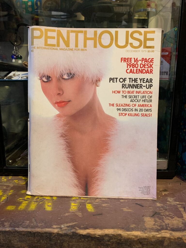 Penthouse Magazine December Pet Of The Year Runner Up As Is Boardwalk Vintage