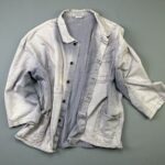 RAD FADED INDIGO HERRINGBONE FRENCH WORKWEAR JACKET AS-IS