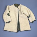 RARE CRAZY OVERSIZED SHERPA LINED MILILTARY JACKET LINER