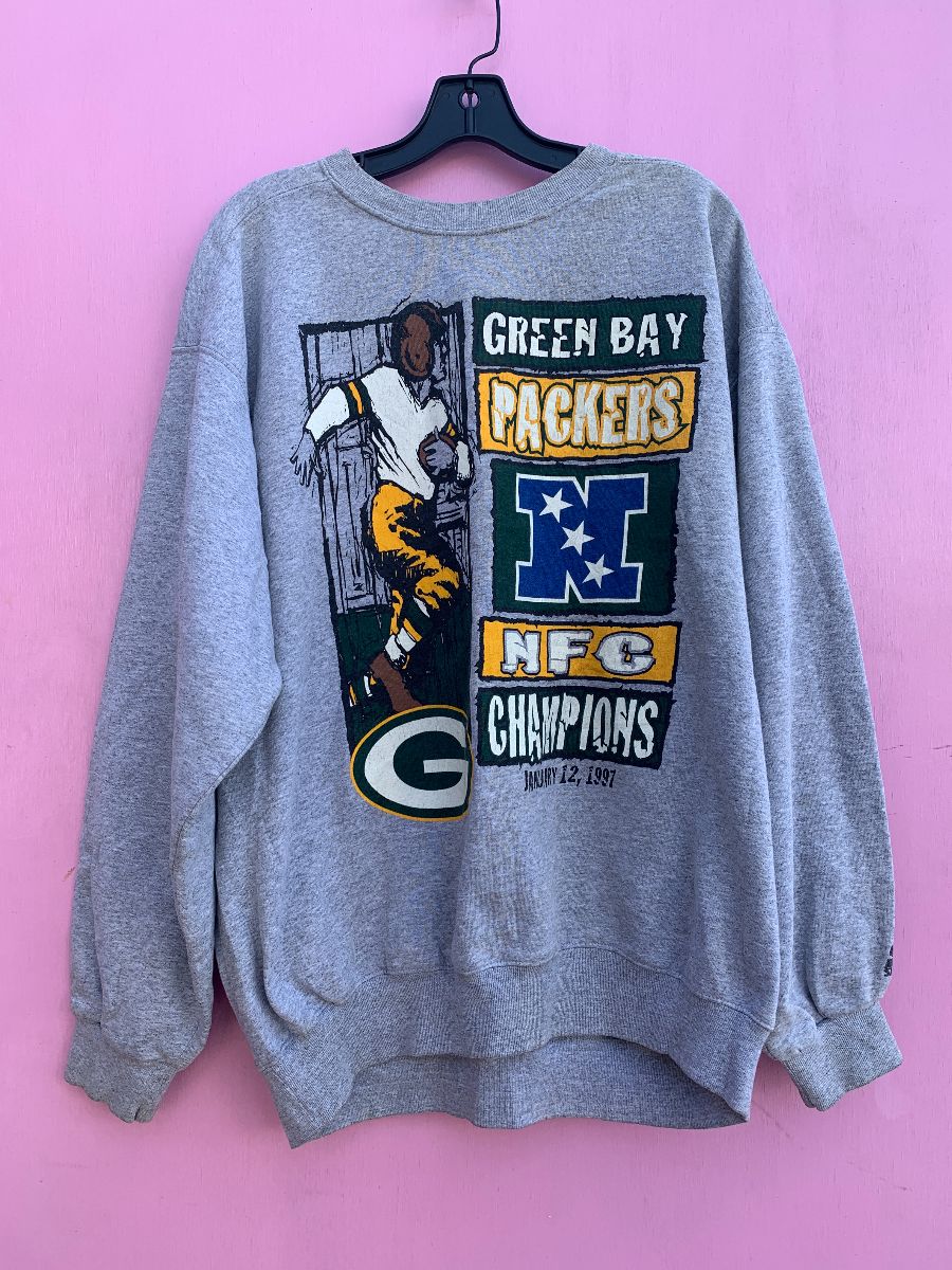 Reebok 2010 NFC conference Champions Green Bay Packers Crewneck