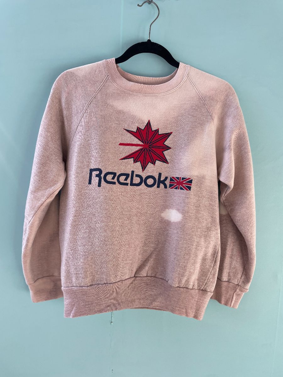 product details: CLASSIC REEBOK OVERDYED AND BLEACHED PULLOVER SWEATSHIRT photo