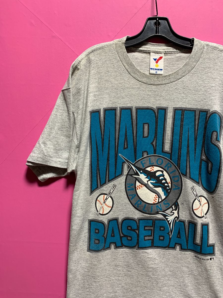 Vintage 90s MLB Florida Marlins Baseball ORIGINAL Sports Tee 