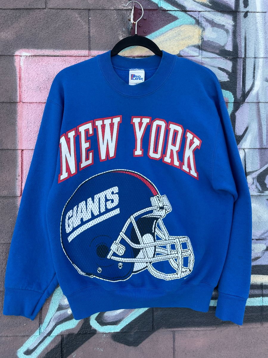 product details: NEW YORK GIANTS NFL CREWNECK PULLOVER SWEATSHIRT photo