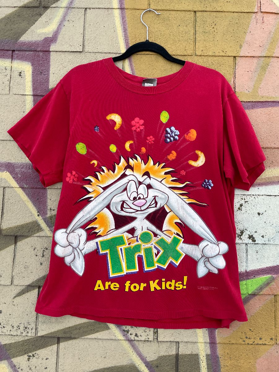 product details: FUN! 1996 TRIX ARE FOR KIDS! SINGLE STITCHED T-SHIRT photo