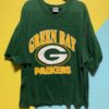 Vintage Brett Favre T-Shirt XL Men's Green Bay Packers Country Rap Tee Green