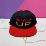 1990S EMBROIDERED WHATS UP SNAPBACK SNAPBACK HAT