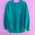 CLASSIC 1990S CHAMPION CREWNECK SWEATSHIRT TEAL