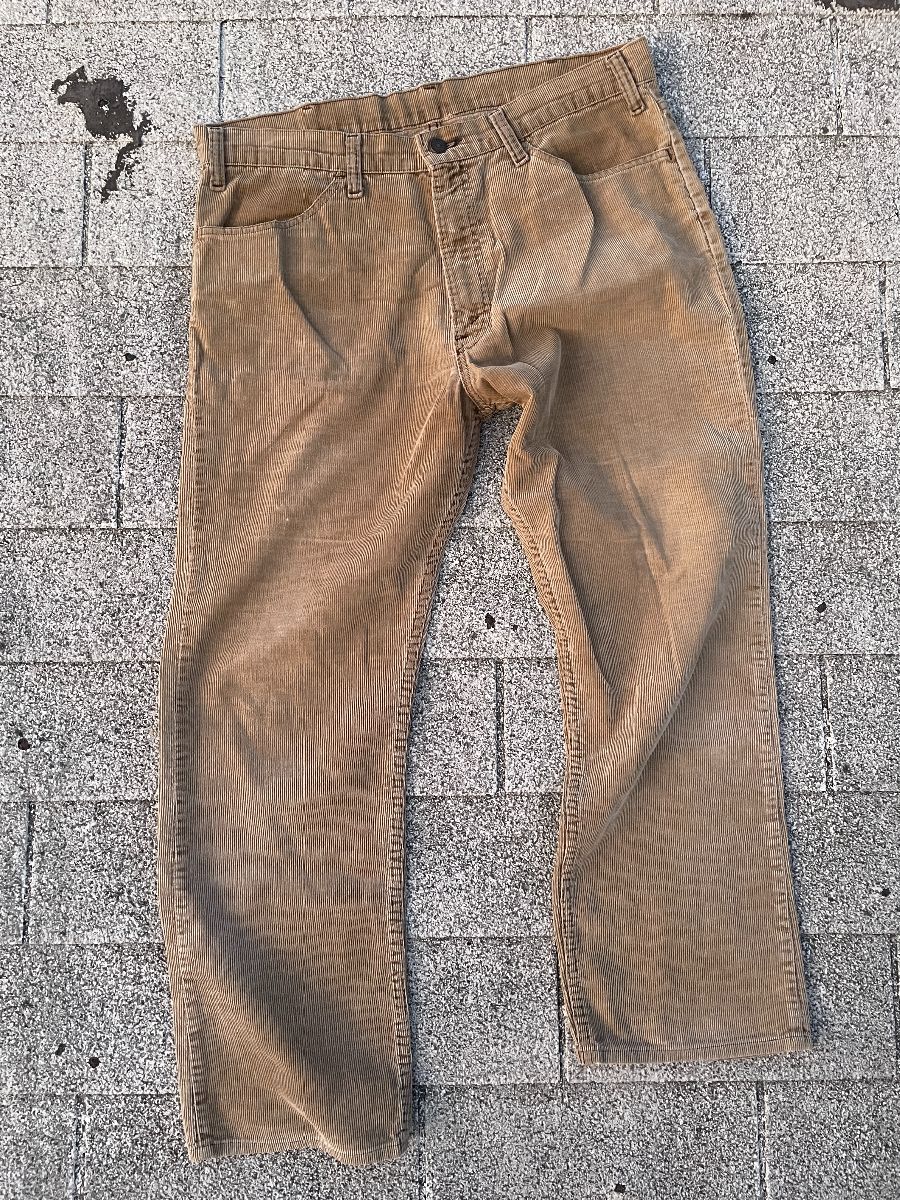 product details: *AS-IS* LEVIS WHITE TAG BEIGE CORDUROY STRAIGHT LEG PANTS photo