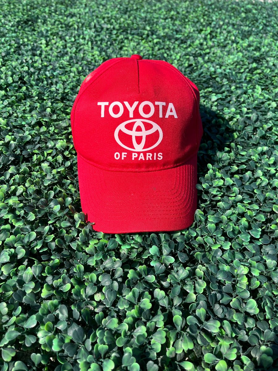 product details: *AS-IS* TOYOTA OF PARIS LOGO DESIGN SNAP BACK TRUCKER HAT photo