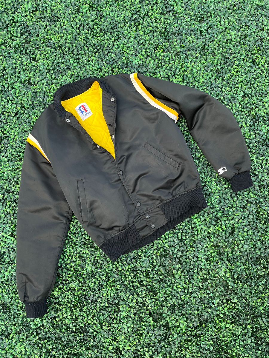 product details: LOS ANGELES LAKERS BLANK STARTER BUTTON UP JACKET photo