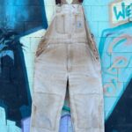 THICK DOUBLE KNEE CARHARTT OVERALLS W/ INSULATED LINING AS-IS