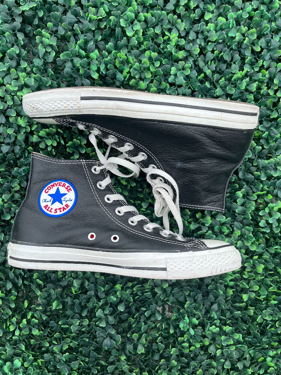 product details: LEATHER CHUCK TAYLOR HIGH TOP CONVERSE SNEAKERS photo