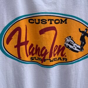 HANG TEN AWESOME HANG TEN SURF WEAR TANK TOP in WHITE