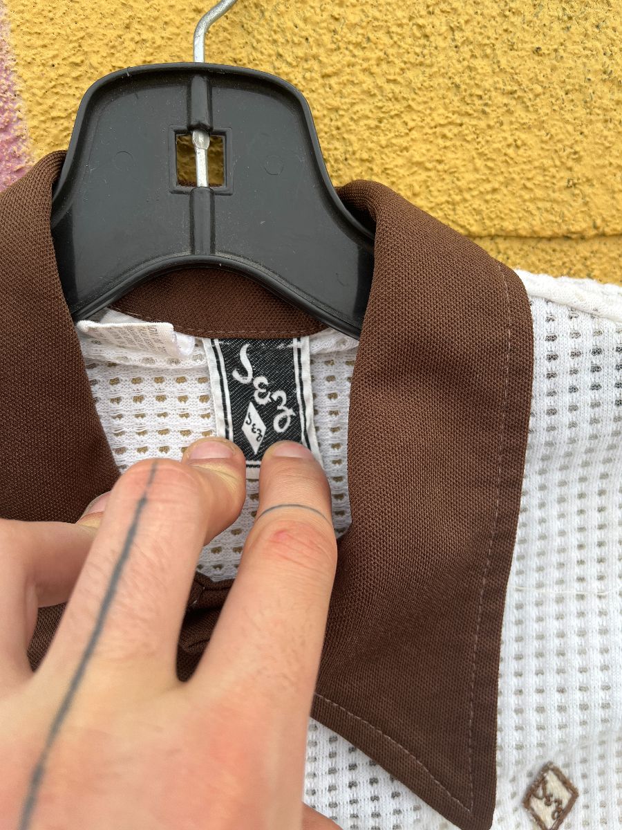 NYC Embroidery Geometric Short Sleeve Polo Shirt – FanFreakz