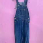 AS-IS SUPER SOFT & THIN LEE BRAND DENIM OVERALLS SMALLER FIT