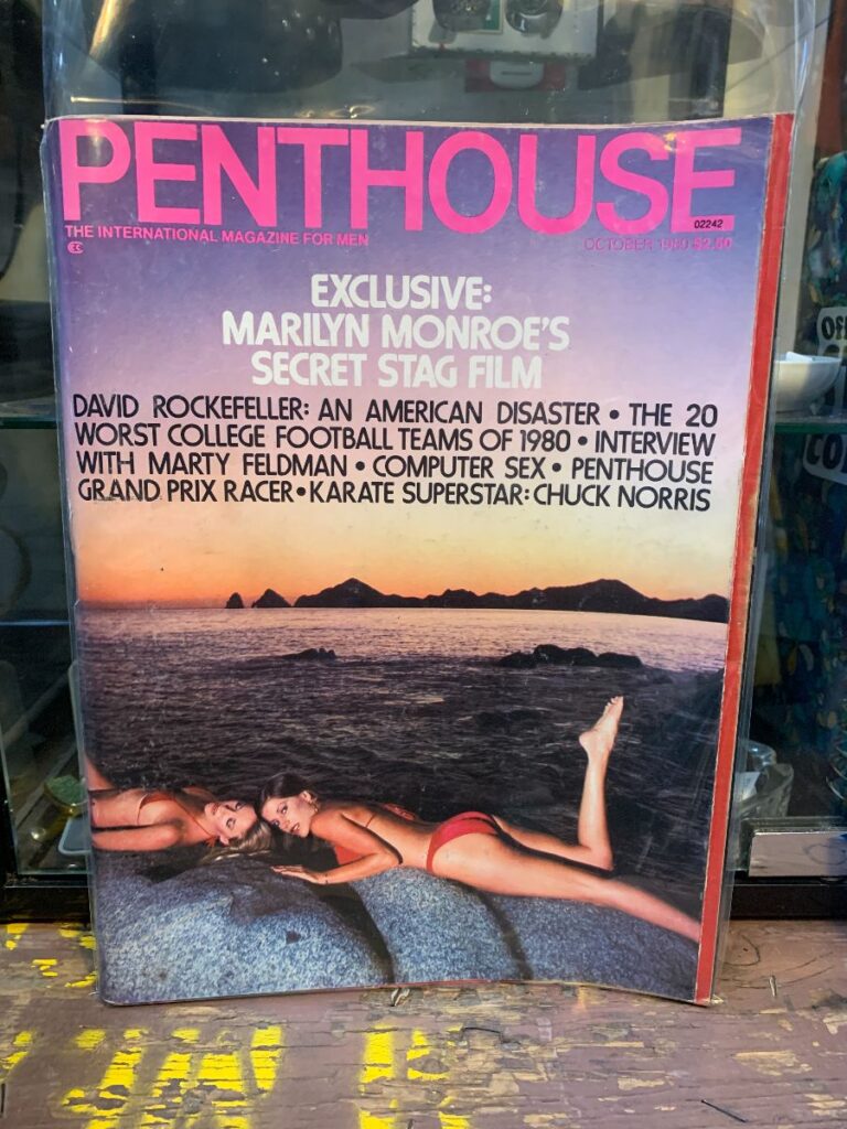 Penhouse Magazine October 1980 Marilyn Monroe Stag Film Boardwalk Vintage 4975