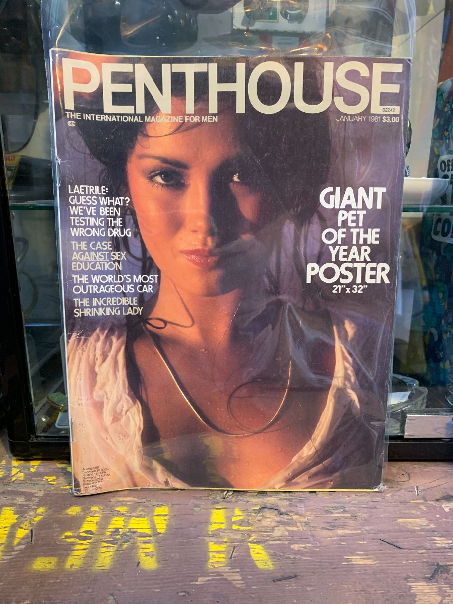 Penthouse Magazine January 1981 Giant Pet Of The Year Poster