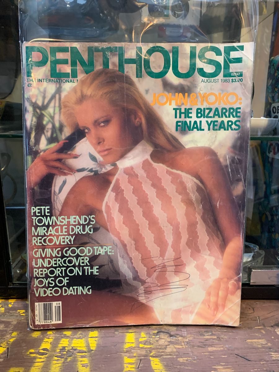 product details: *AS-IS* PENTHOUSE MAGAZINE | AUGUST 1983 JOHN AND YOKO BIZARRE FINAL YEARS photo