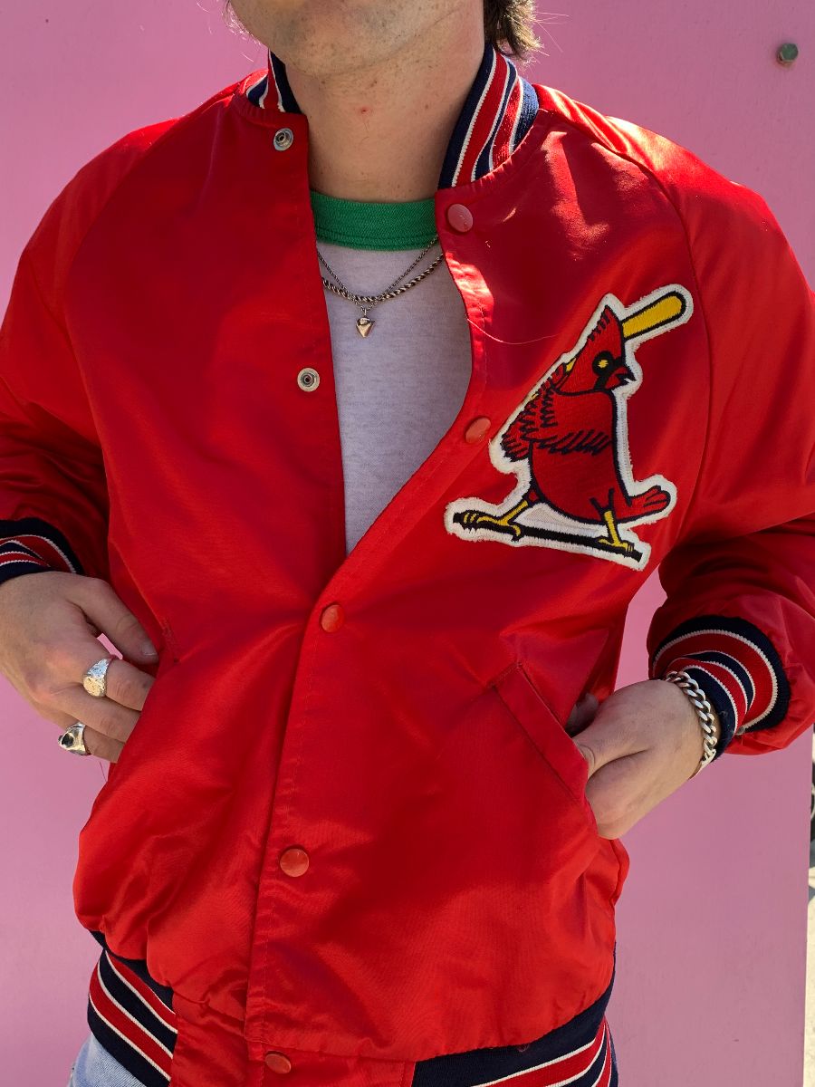Starter Satin Jacket: St. Louis Cardinals Vintage Early 1980s - Probably  1982/1983 for Sale in San Diego, CA - OfferUp