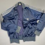 *AS-IS* *SUN FADED CLASSIC ADIDAS ZIP UP TRACK JACKET