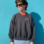 AS-IS 90S DAYGLOW EMBROIDERED NIKE PULLOVER SWEATSHIRT