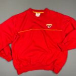OVERSIZED NFL KANSAS CITY EMBROIDERED PULLOVER SWEATSHIRT W/ PIPING