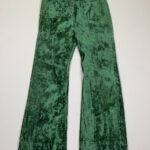 *AS-IS* KILLER ROCK N ROLL LATE 1960S EARLY 1970S CRUSHED VELVET FLARED TROUSERS