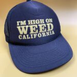 RETRO IM HIGH ON WEED CALIFORNIA TRUCKER HAT