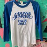 AS-IS DEADSTOCK DONNA SUMMER TOUR 1981 SUMMER IS BACK RAGLAN T-SHIRT