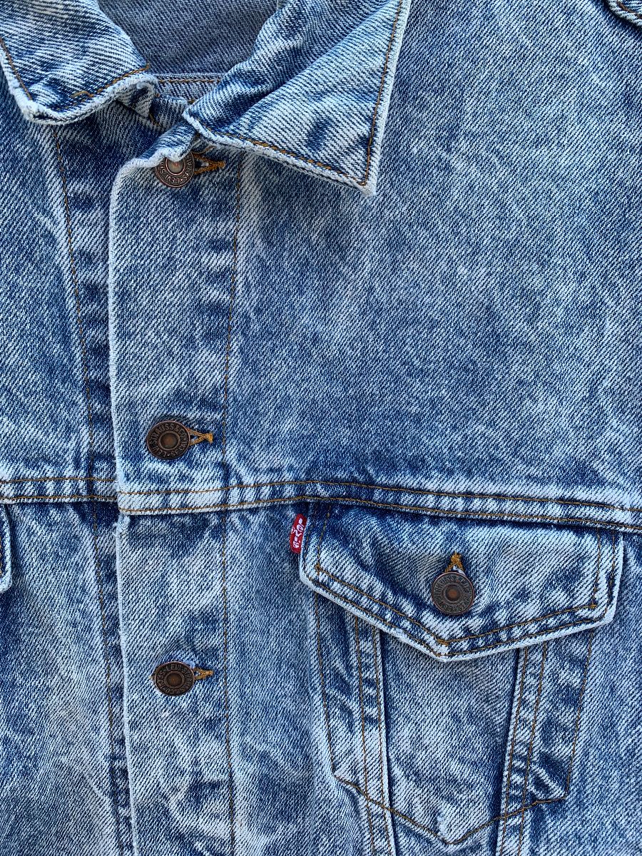 Rad 1980s Stone Washed Levis Denim Jacket | Boardwalk Vintage