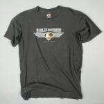 1990S HARLEY DAVIDSON LIVING FREE EAGLE GRAPHIC, JANESVILLE WI GRAPHIC SINGLE STITCH T-SHIRT