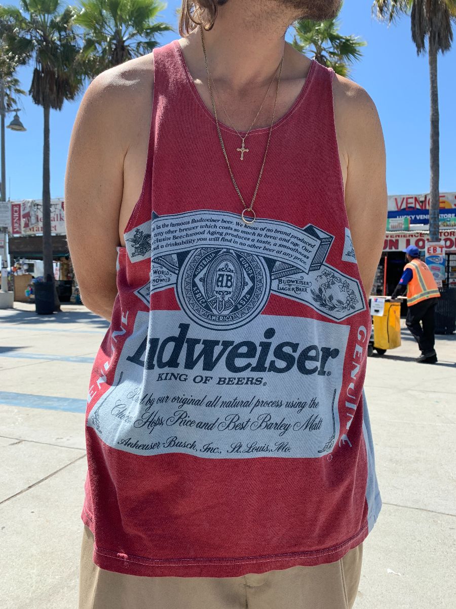 Emblem Budweiser Women's Long Tank Top