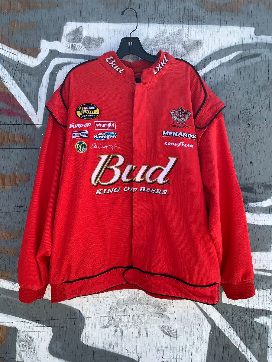 product details: VERY CLEAN BUDWEISER  DALE EARNHARDT NASCAR JACKET photo