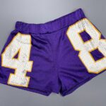 REWORKED VINTAGE & UPCYCLED JERSEY MESH SHORTS  #48