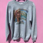 AAS-IS AWESOME NATIVE AMERICAN GRAPHIC PULLOVER SWEATSHIRT