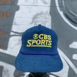 AS-IS AWESOME CBS SPORTS CORDUROY STRAPBACK HAT