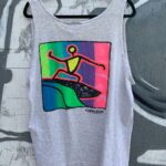 HAWAIIAN LEGENDS NEON SURF GRAPHIC TANK TOP