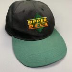 UPPER DECK TRADING CARD EMBROIDERED SNAPBACK HAT