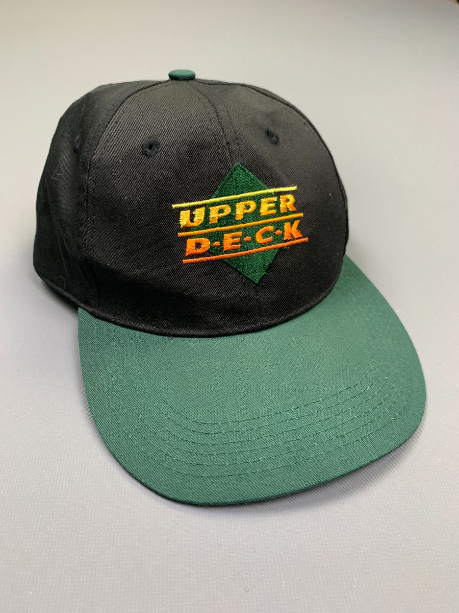 product details: UPPER DECK TRADING CARD EMBROIDERED SNAPBACK HAT photo