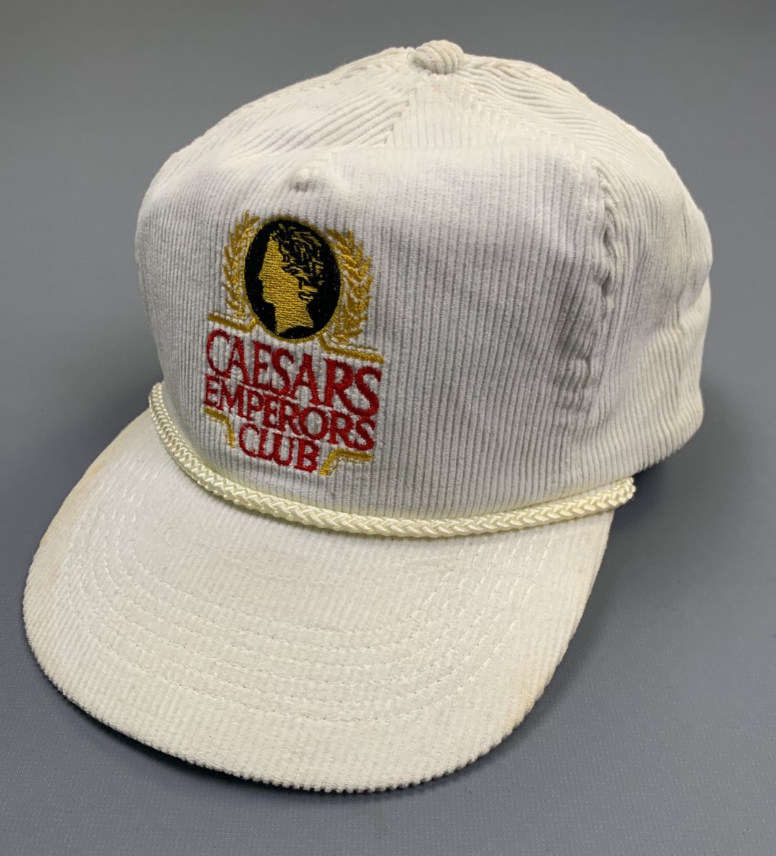 product details: AS-IS CAESARS EMPERORS CLUB EMBROIDERED CORDUROY HAT photo