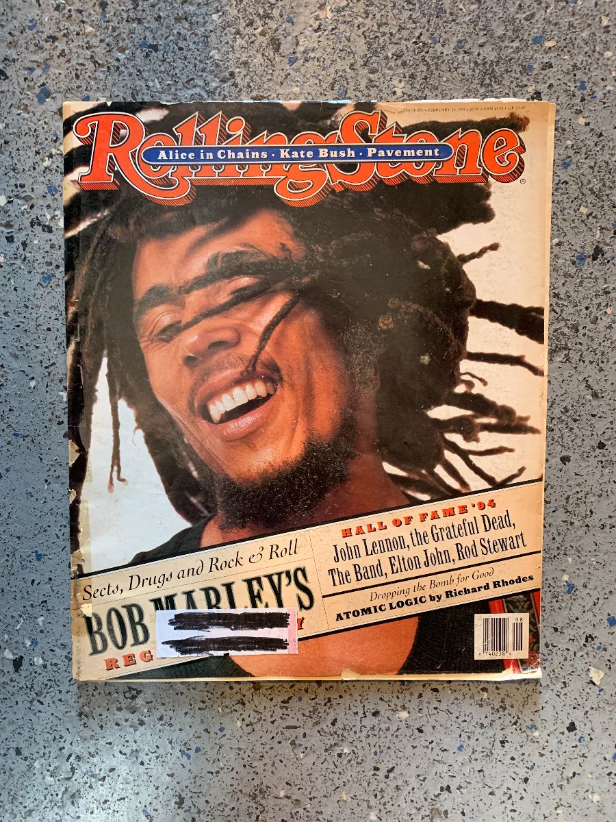 product details: ROLLING STONE MAGAZINE ISSUE 676 FEBRUARY 1994 BOB MARLEY COVER photo
