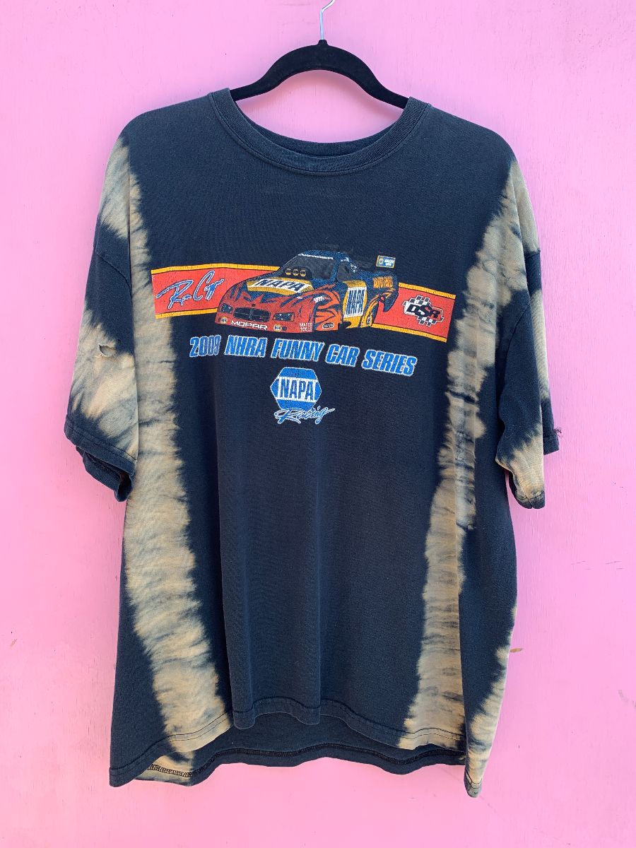 product details: 2009 NHRA FUNNY CAR SERIES TIE DYE T-SHIRT photo