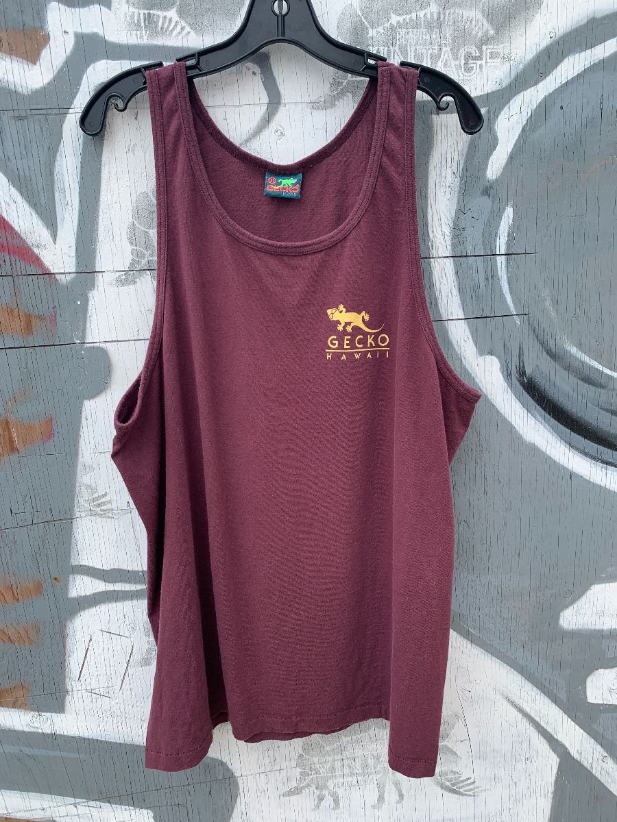 product details: 1980S-90S OVERSIZED GECKO HAWAII TANK TOP photo