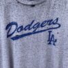 La Dodgers Cut Sleeve Distressed Sleeveless Tshirt