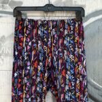 1980S ABSTRACT COLORFUL PRINT BICYCLE SHORTS