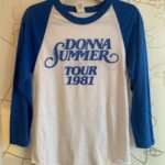 AS-IS DEADSTOCK DONNA SUMMER TOUR 1981 SUMMER IS BACK RAGLAN T-SHIRT